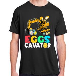 EggsCavator Happy Easter Excavator Hunting Egg Adult ChromaSoft Performance T-Shirt