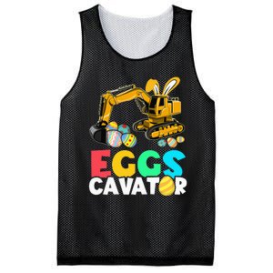 EggsCavator Happy Easter Excavator Hunting Egg Mesh Reversible Basketball Jersey Tank