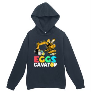 EggsCavator Happy Easter Excavator Hunting Egg Urban Pullover Hoodie