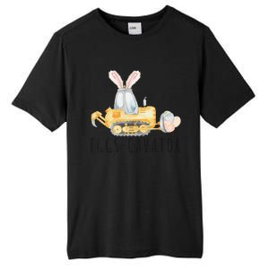 Eggscavator Happy Easter Funny Excavator Hunting Egg Tall Fusion ChromaSoft Performance T-Shirt