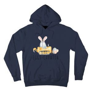 Eggscavator Happy Easter Funny Excavator Hunting Egg Tall Hoodie