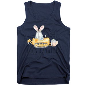 Eggscavator Happy Easter Funny Excavator Hunting Egg Tank Top