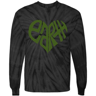 Earth Heart Tie-Dye Long Sleeve Shirt
