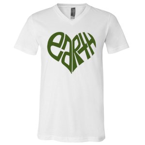 Earth Heart V-Neck T-Shirt