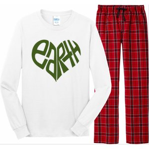 Earth Heart Long Sleeve Pajama Set