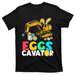 EggsCavator Happy Easter Funny Excavator Hunting Egg T-Shirt