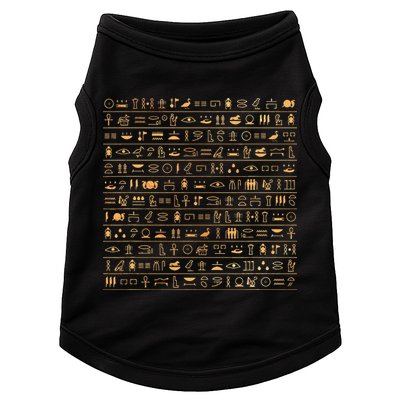 Egypt Hieroglyphs Egyptian Doggie Tank