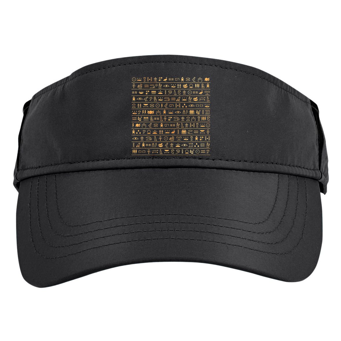 Egypt Hieroglyphs Egyptian Adult Drive Performance Visor