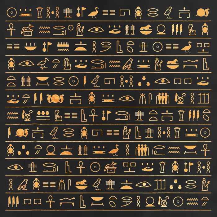 Egypt Hieroglyphs Egyptian Adult Drive Performance Visor