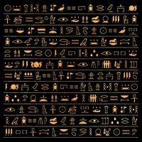 Egypt Hieroglyphs Egyptian Wool Snapback Cap