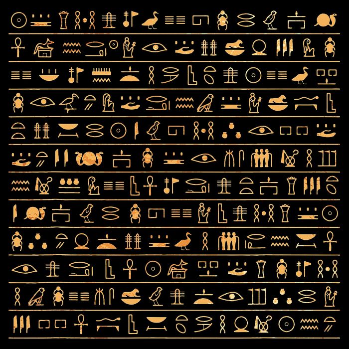 Egypt Hieroglyphs Egyptian Wool Snapback Cap