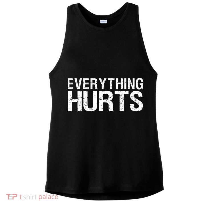 Everything Hurts Ladies PosiCharge Tri-Blend Wicking Tank