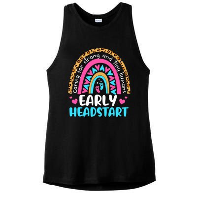 Early Headstart Early Childhood Edu Teacher Back To School Ladies PosiCharge Tri-Blend Wicking Tank