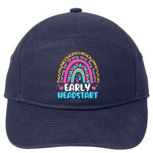 Early Headstart Early Childhood Edu Teacher Back To School 7-Panel Snapback Hat