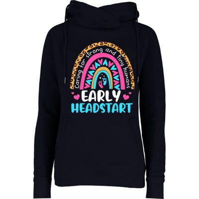 Early Headstart Early Childhood Edu Teacher Back To School Womens Funnel Neck Pullover Hood