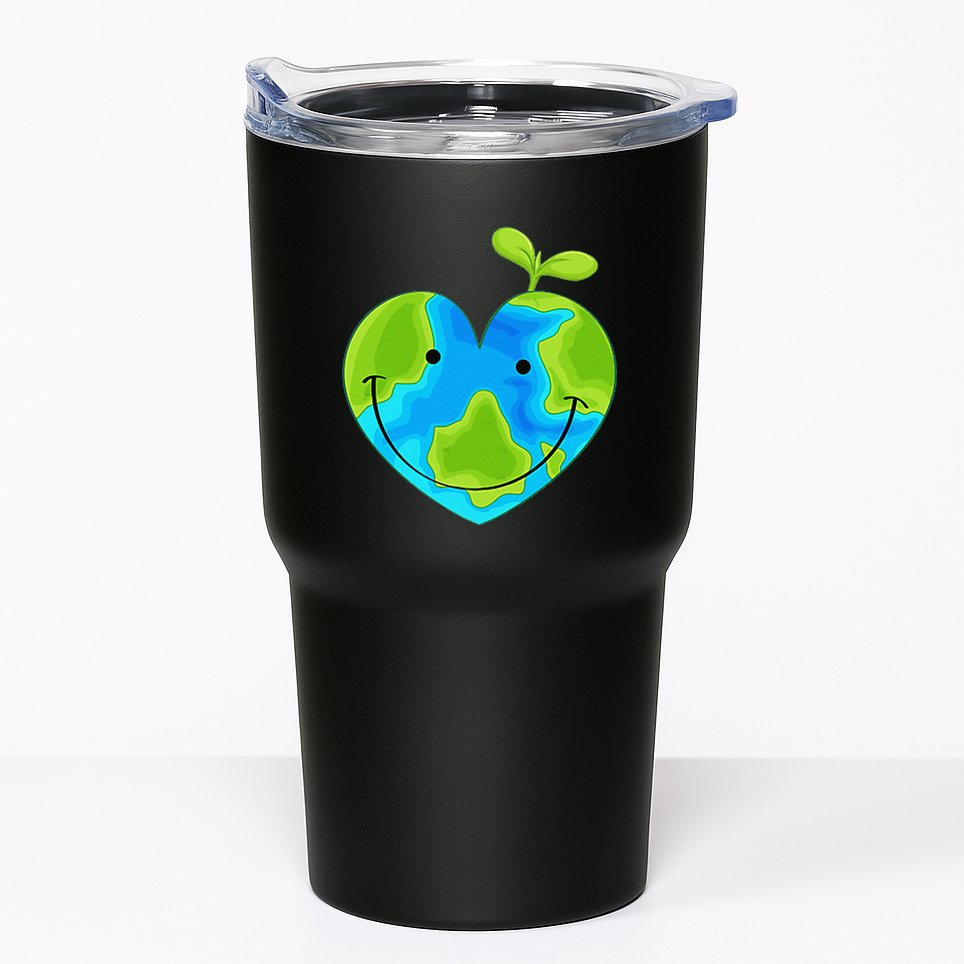 Earth Heart Earth Day Tumbler