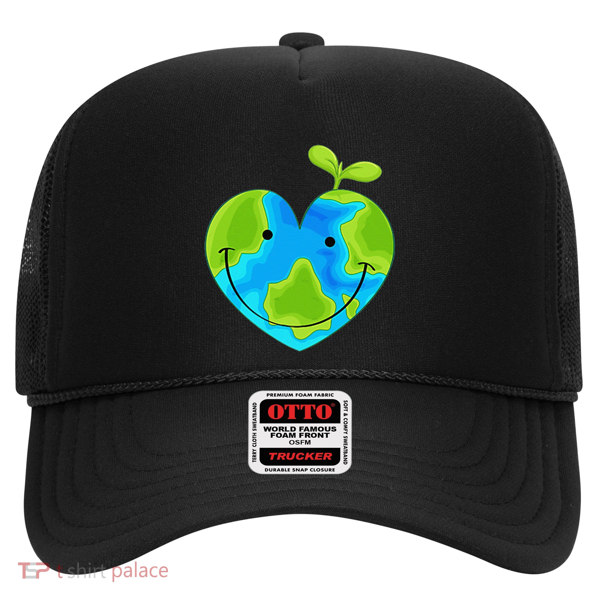 Earth Heart Earth Day Trucker Hat