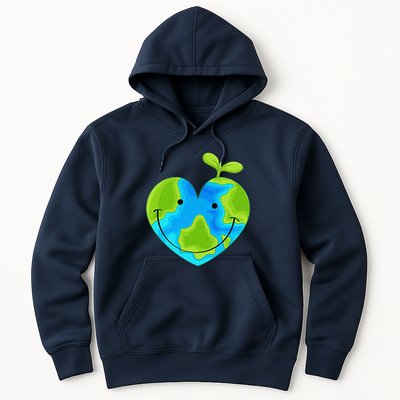 Earth Heart Earth Day Hoodie