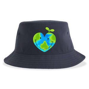 Earth Heart Earth Day Sustainable Bucket Hat