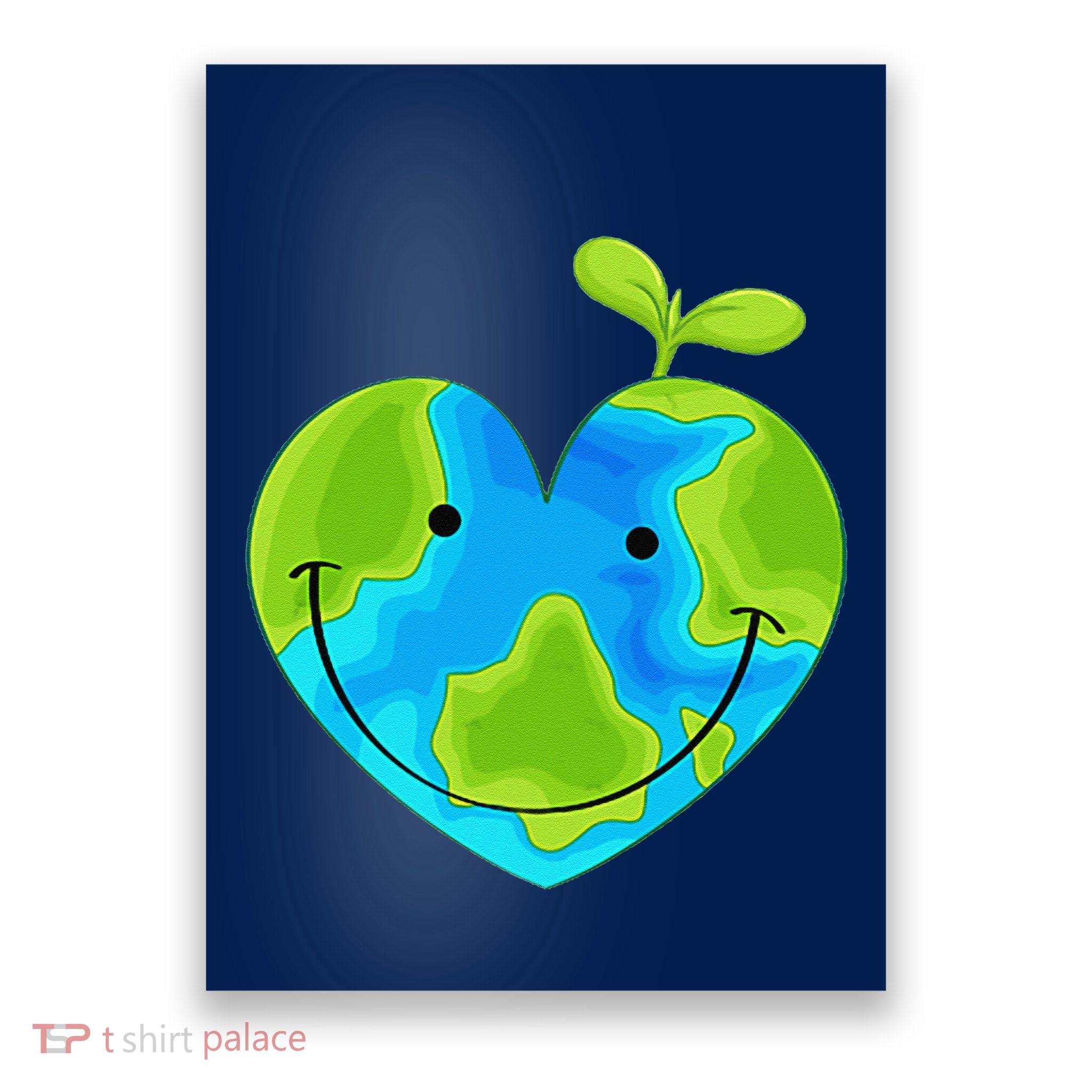 Earth Heart Earth Day Poster