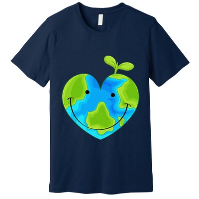 Earth Heart Earth Day Premium T-Shirt