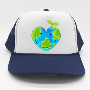 Earth Heart Earth Day Trucker Hat