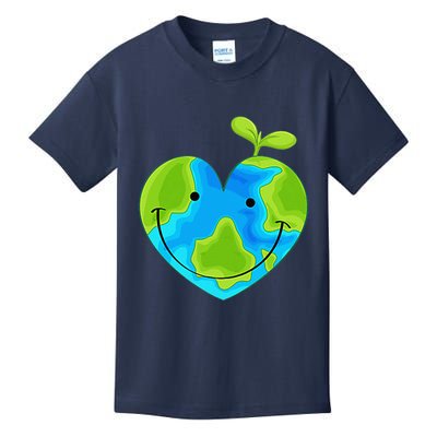 Earth Heart Earth Day Kids T-Shirt
