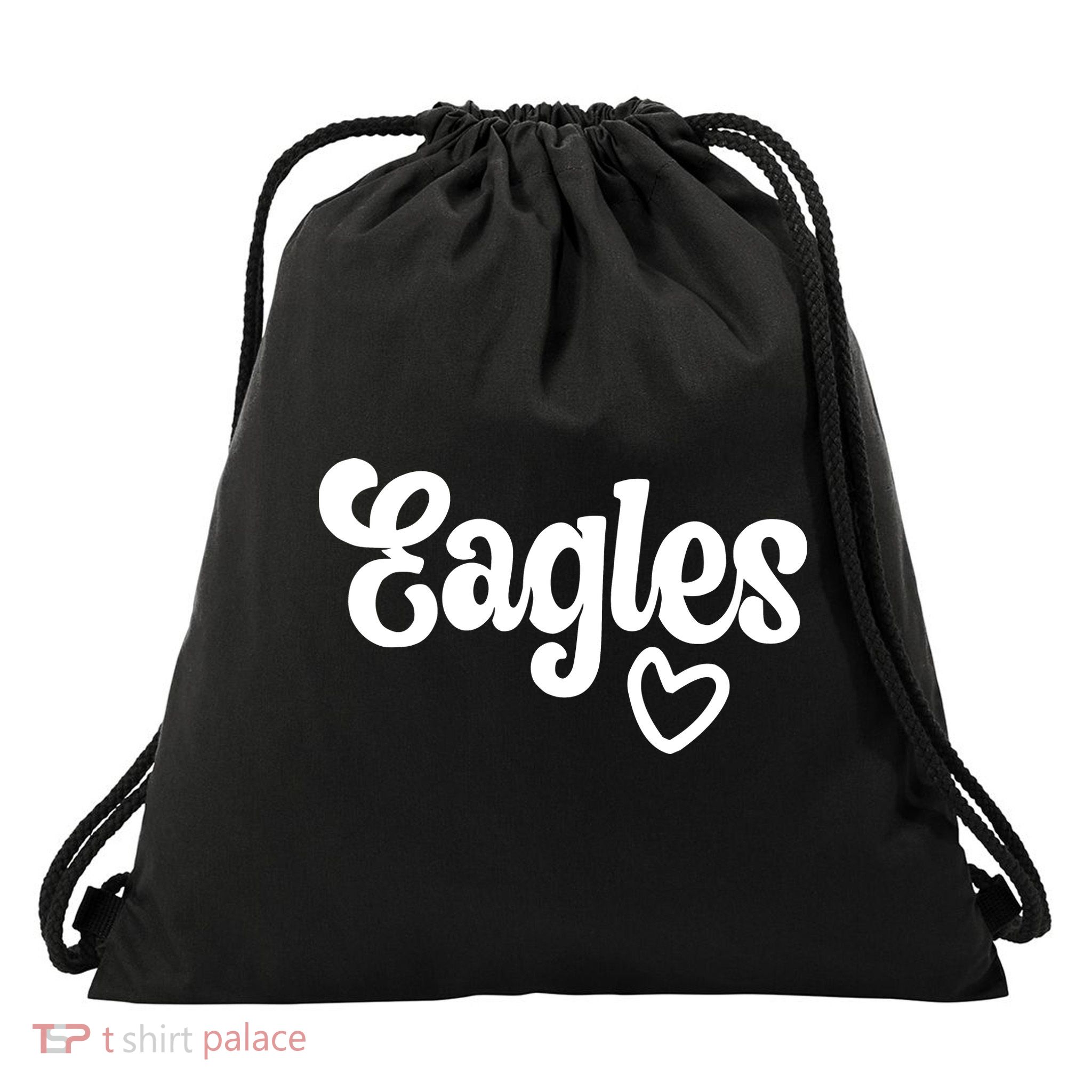 Eagle_s Heart Drawstring Bag