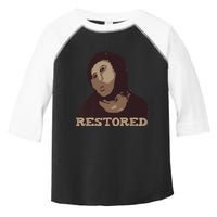 Ecce Homo Ecce Mono Fresco Painting Restoration Toddler Fine Jersey T-Shirt