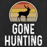 Elk Hunter Funny Gift Funny Elk Hunting Gift Gone Hunting Retro Funny Gift Hat