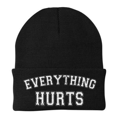 Everything Hurts Funny Gym Workout Gift Beanie
