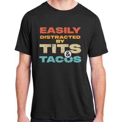 Eat Healthy Funny Sarcastic Eating Out Design Adult ChromaSoft Performance T-Shirt