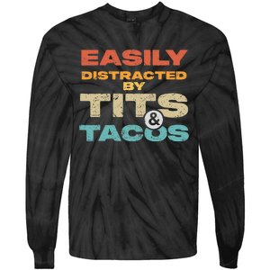 Eat Healthy Funny Sarcastic Eating Out Design Tie-Dye Long Sleeve Shirt