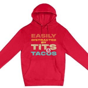 Eat Healthy Funny Sarcastic Eating Out Design Premium Pullover Hoodie