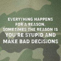 Everything Happens for a Reason Stupid Bad Decisions Legacy Tie Dye Trucker Hat