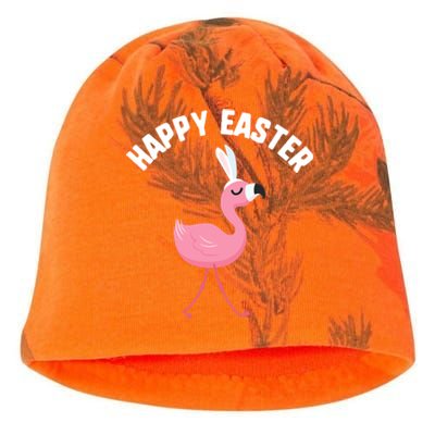 Easter Happy Flamingo Bunny Ears Pink Eggs Undefined Gift Kati - Camo Knit Beanie