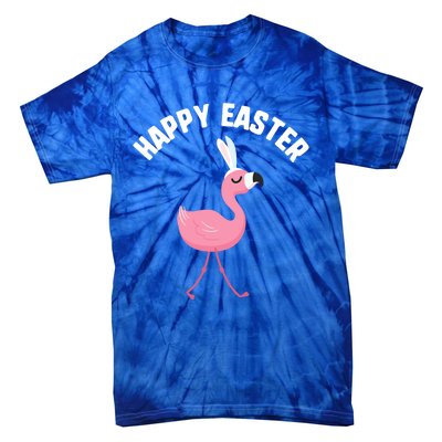 Easter Happy Flamingo Bunny Ears Pink Eggs Undefined Gift Tie-Dye T-Shirt