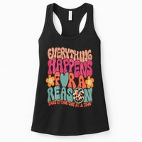Everything Happens For A Reason Take It One Day (On Back) Womens Tank Top