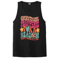 Everything Happens For A Reason Take It One Day (On Back) PosiCharge Competitor Tank