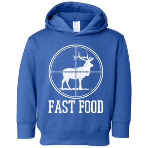 Elk Hunting Fast Food Funny Deer Hunter Gift Toddler Hoodie