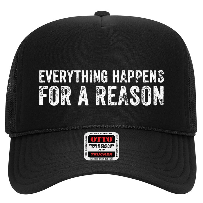Everything Happens For A Reason Funny Vintage Hat