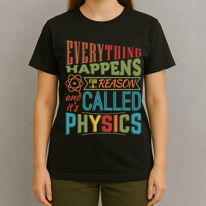 Everything Happens For A Reason ItS Called Physics T-Shirt