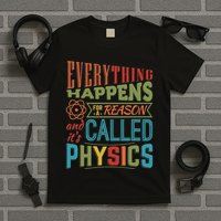 Everything Happens For A Reason ItS Called Physics T-Shirt