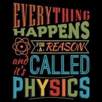 Everything Happens For A Reason ItS Called Physics T-Shirt