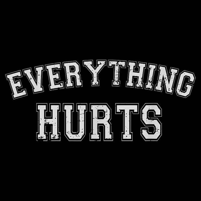 Everything Hurts Funny Gym Workout Gift 16 in Basic Backpack