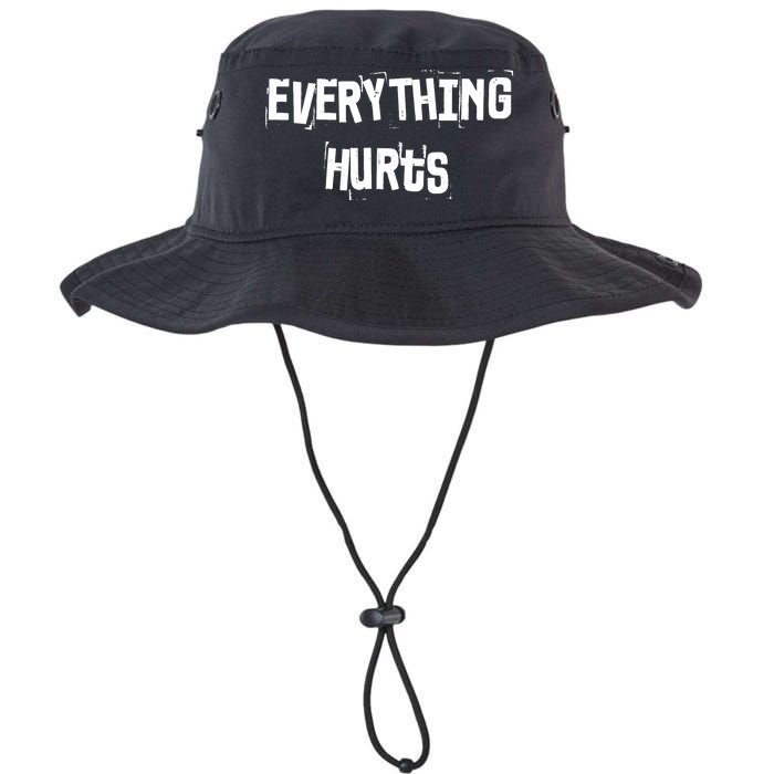 Everything Hurts Fitness Weightlifting Funny Gym Workout Legacy Cool Fit Booney Bucket Hat