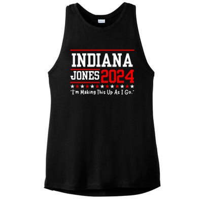 Election Humor For President Exlporer 1980s Ladies PosiCharge Tri-Blend Wicking Tank