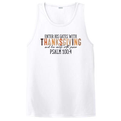 Enter His Gates With Thanksgiving And His Courts With Praise PosiCharge Competitor Tank