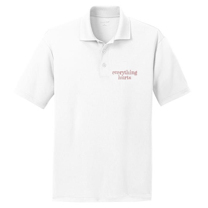 Everything Hurts Getting Older With Age PosiCharge RacerMesh Polo