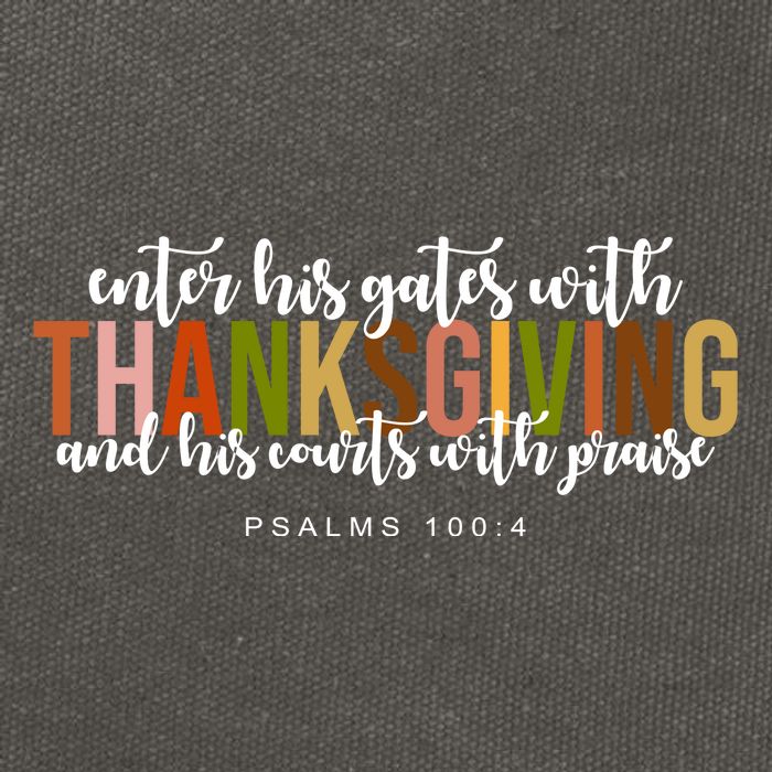 Enter His Gates With Thanksgiving And His Courts With Praise Cotton Canvas Backpack
